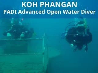 PADI Advanced Open Water Diver Course with accommodation on Koh Phangan Island