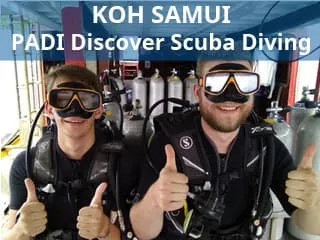 Koh Samui Discover SCUBA Diving program PADI Discover Scuba Diving - Diving tour for non-certified divers on Koh Samui Island with 2 dives and lunch
