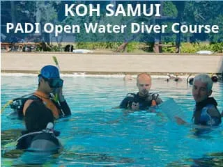 PADI Open Water Diver Course for beginners with accommodation